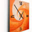 Horloge murale Tangerine Twist Spriral I - Spirales abstraites-1243994249