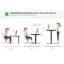 Bureau pour travailler debout à hauteur réglable-890513697-890513699