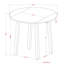 Table de salle à manger Elrod Mid-Century