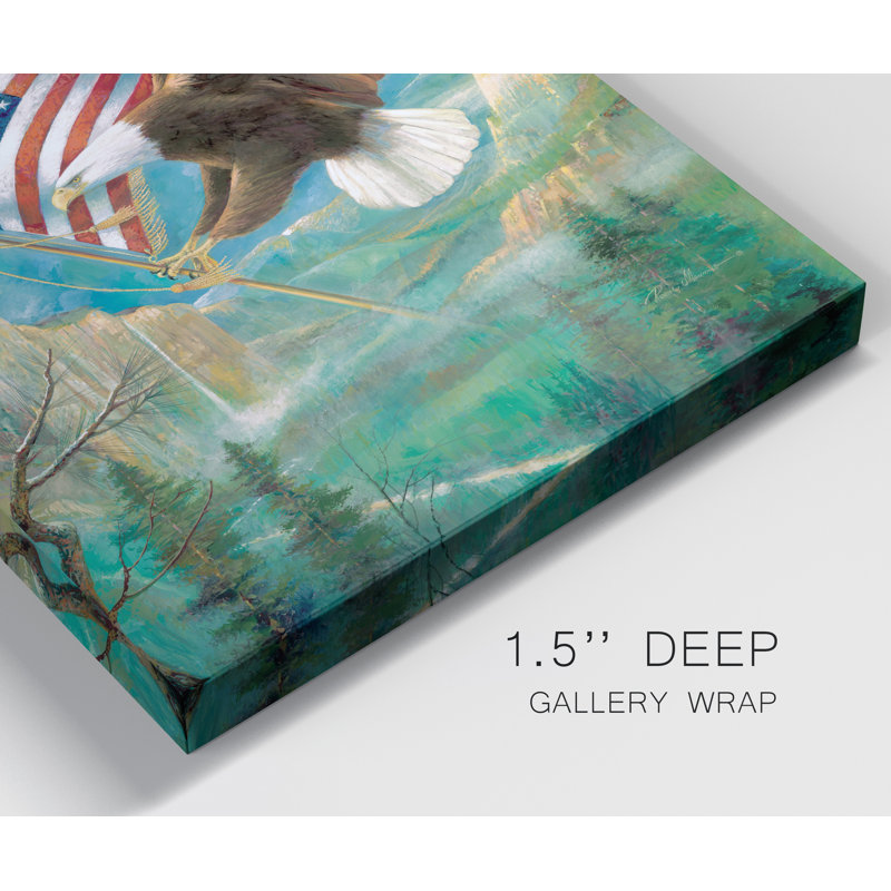 «Pledge of Allegiance», impression sur toile tendue, H 36 po x l 24 po x P 1 po