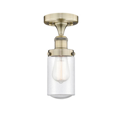 Erkson Glass Semi Flush Mount