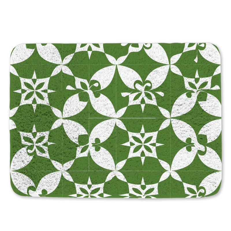 Matelyn Microfiber / Microsuede Non-Slip Bath Mat, 17"W x 24"L