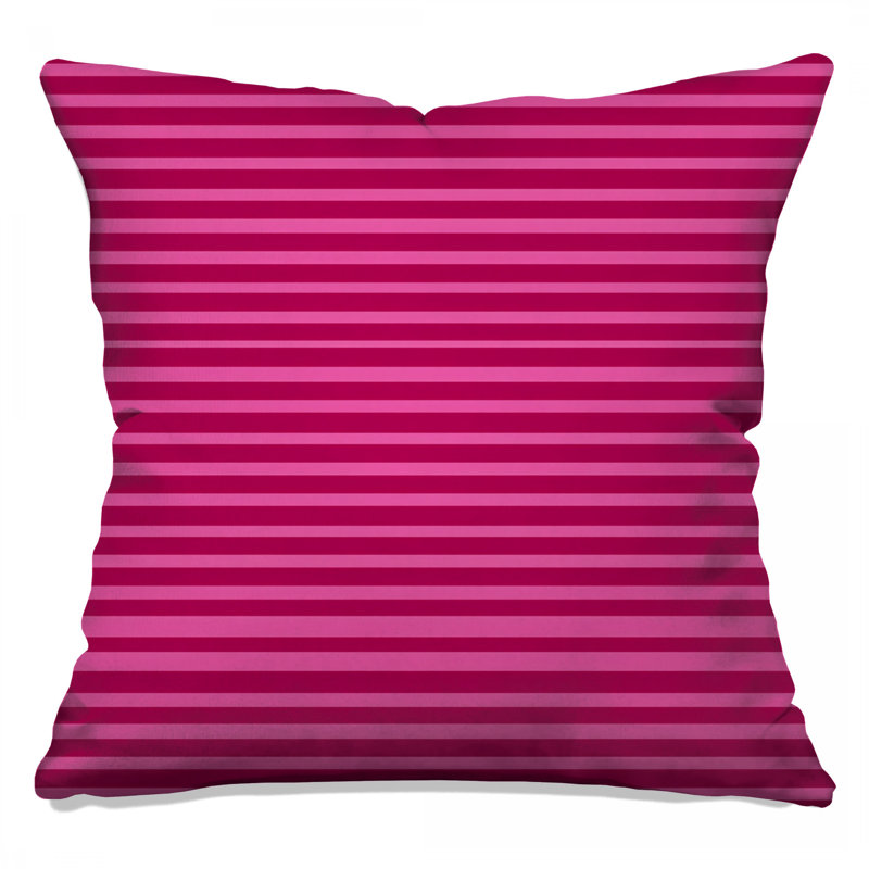 Stripes Throw Pillow, Pattern Double Sided Pillows, 20 x 20 inches
