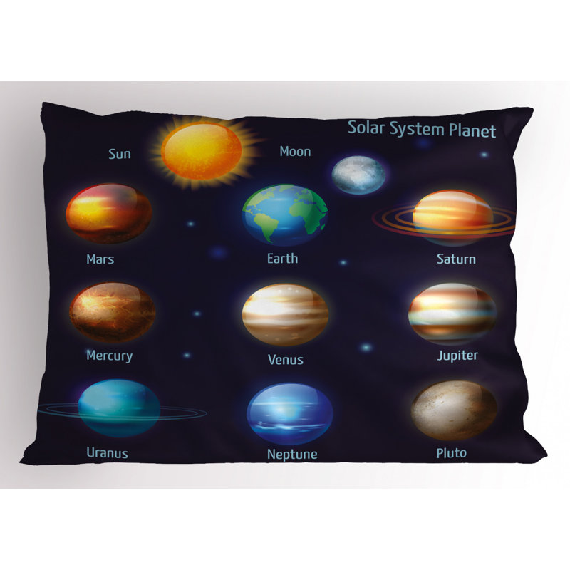 Sun Polyester Sham Set, Twin