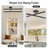 LED Ceiling Light Fixture, Black 3000K Linear Flush Mount Ceiling Lights, 30-Inch Ceiling Lamp Minimalist Lighting For Living Room Bedroom Kitchen Hallway