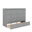 Grand lit escamotable avec tiroirs et port USB-1626067827