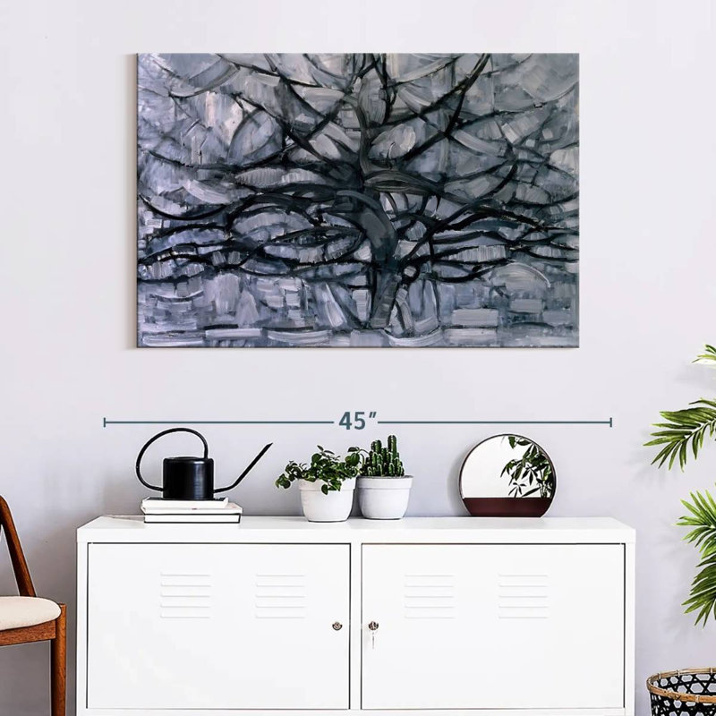 Gray Tree, 26" H x 39" W
