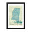 «Mississippi Map», impression sur toile-72301680-72301679-72301685