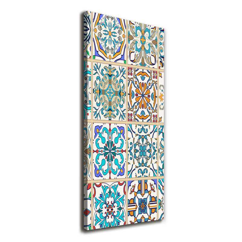 Ceramic Tiles - Wrapped Canvas Print