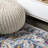 Izil Modern Persian Light Gray/Blue Rug-1653868949