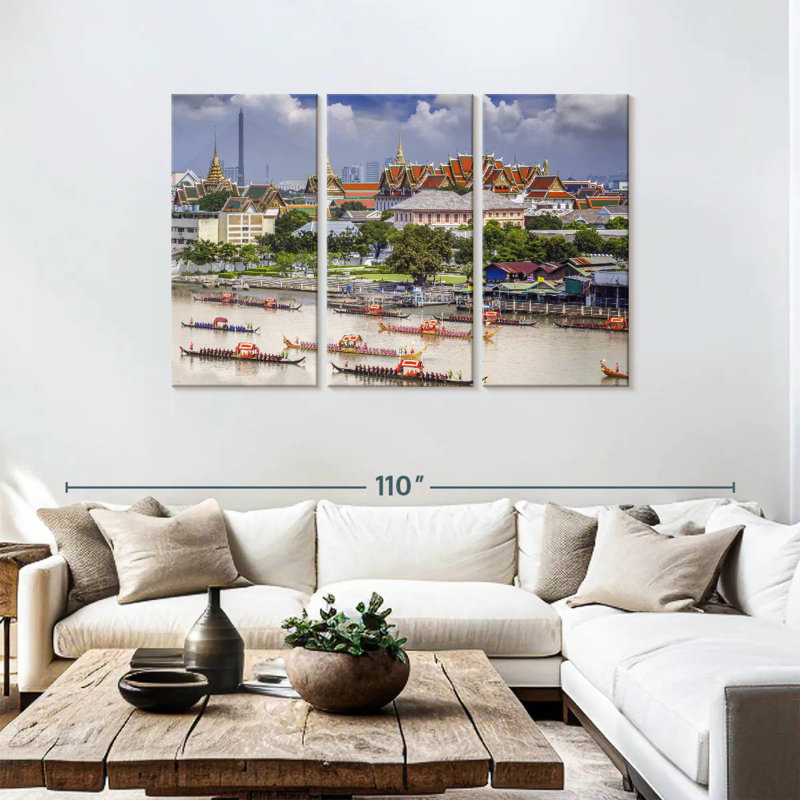 Sebbie Thailand Grand Palace, 48" H x 74" W