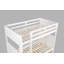 Lit superposé simple au-dessus de simple en bois massif Friedemar-23232815