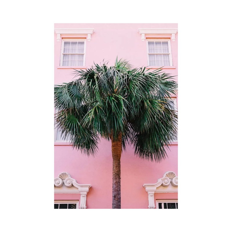 Charleston Pink by Bethany Young - Wrapped Canvas Print, 20.32 cm H x 30.48 cm W