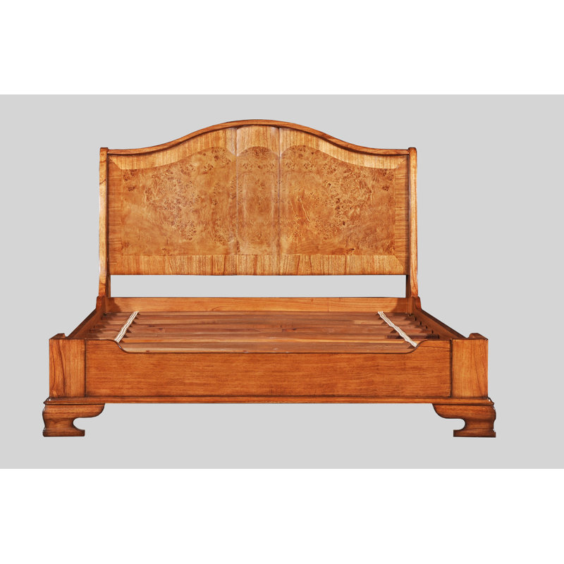 Alaba Solid Wood Bed, Double (4'6)