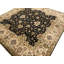 Tapis crème et brun noué à la main de haute qualité