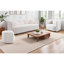 C32508, 3 + 1 + 1, canapé de luxe moderne pour le salon, canapé rembourré blanc Boucle Cloud pour bureau à domicile, 3 places-129107169