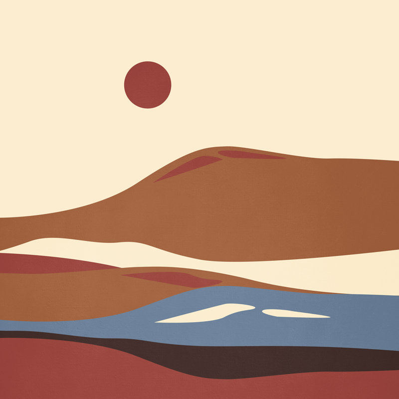 Western Desert Vibes 2, H 12 po x l 12 po