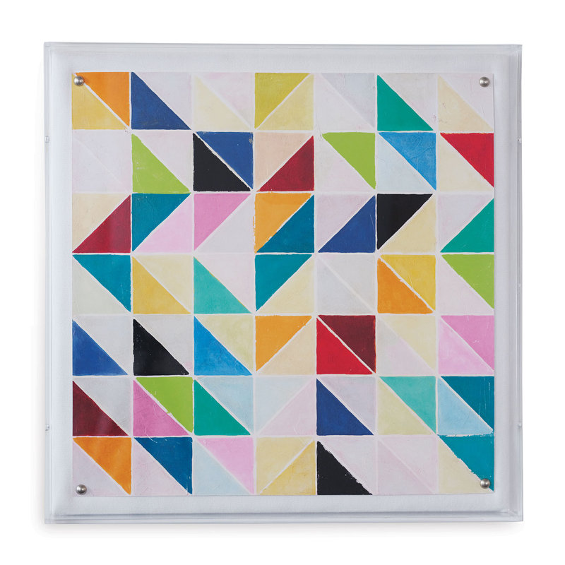 Multifaceted Triangles Painting