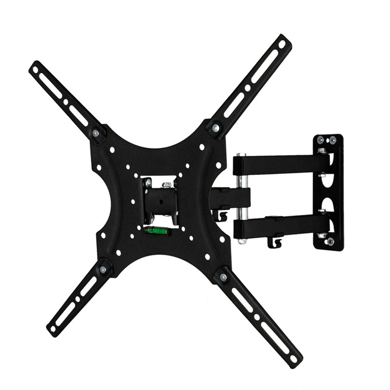 26-55" Adjustable Wall Mount Bracket Rotatable Tv Stand Tmx400 With Spirit Level