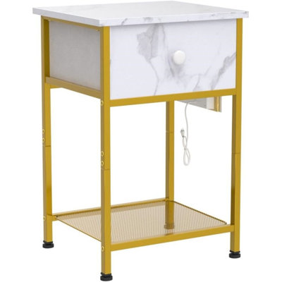 Keri 15.74'' W Metal Nightstand
