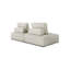 Canapé modulaire d'extérieur 01 en gris texturé Mirri
