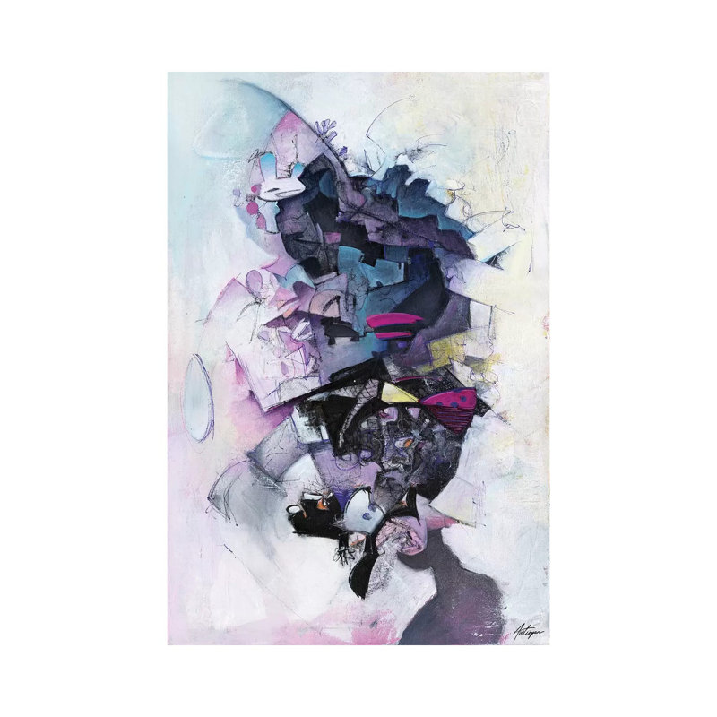 Free Fall by Jack Avetisyan - Wrapped Canvas Painting, 20.32 cm H x 30.48 cm W