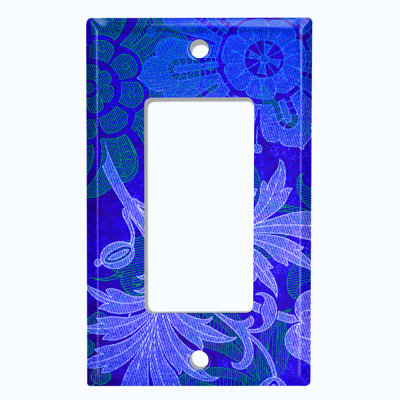 Patterned 1 - Gang Toggle Light Switch Standard Wall Plate