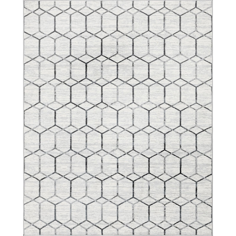 Clidy Abstract Indoor Rug, Rectangle 8' x 10'