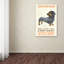 «Dachshund Print», reproduction d'impression sur toile tendue-30979988