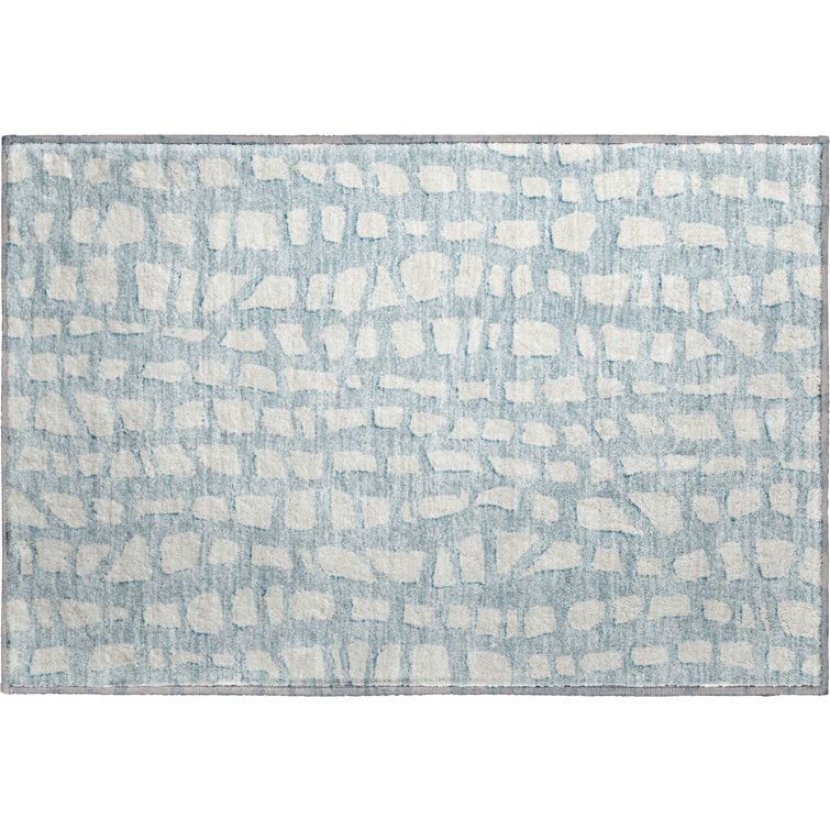Premium Machine Washable Prisco Sky Rug