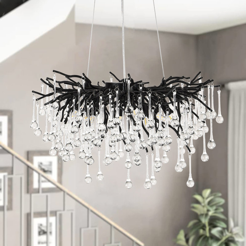 Lustre en cristal 10 lumières