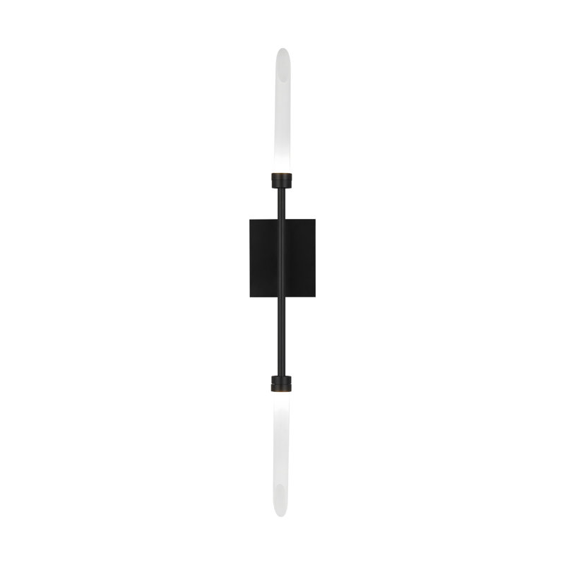Spur 2 - Light LED Flush Mounted Sconce, Matte Black