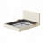 Cloud Upholstered Bed with Sliding Side Table-1349949085