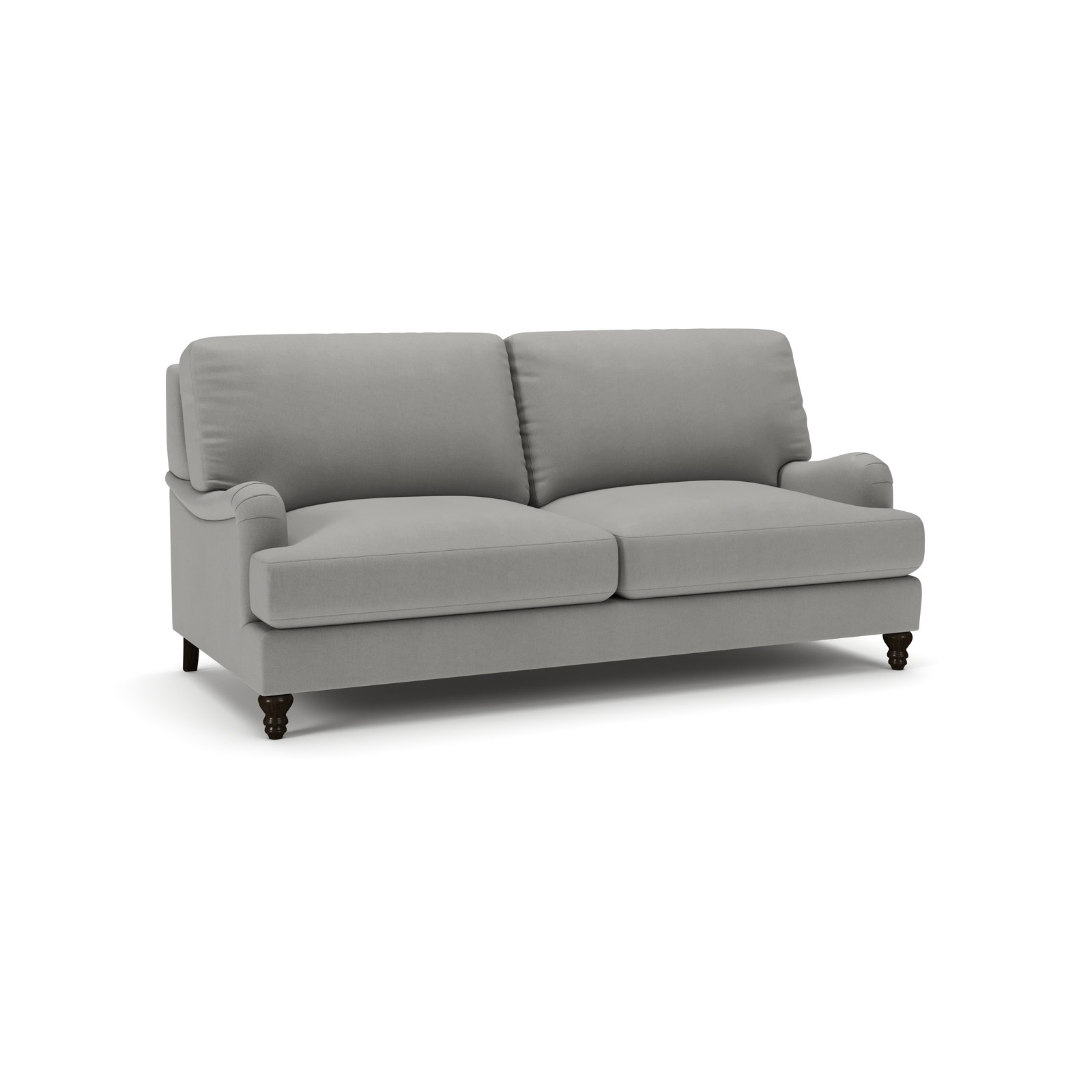 Walters 82'' Upholstered Sofa, Bayou Light Gray Canvas