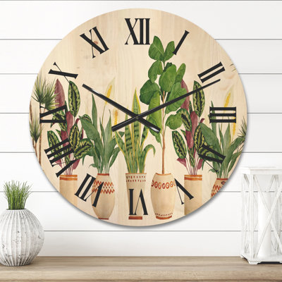 Solid Wood Wall Clock