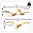 Flying Birds Wall Décor Set-1126996698-1121771049