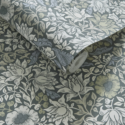 Mallow William Morris 10.05m x 52cm Matte Wallpaper Roll