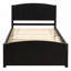 Lit plateforme avec lit gigogne-919670708