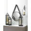 Applique murale suspendue en verre ouragan