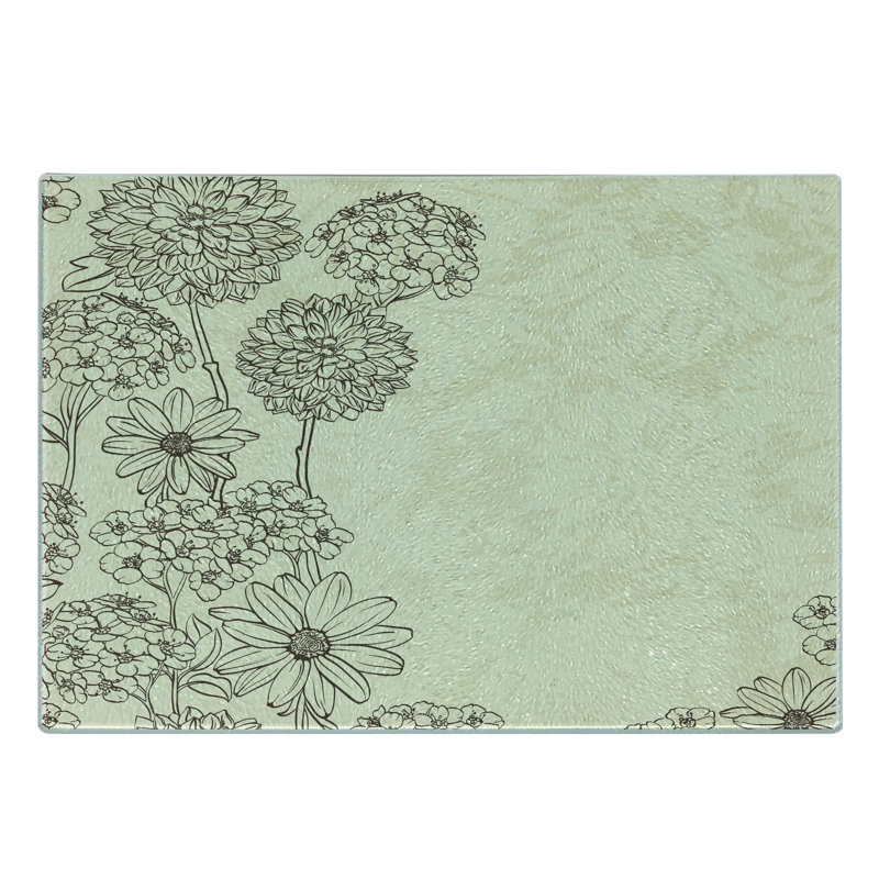 Planche à découper en verre trempé Ambesonne