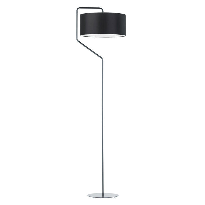 Eleanore 156cm Traditional Floor Lamp, Black