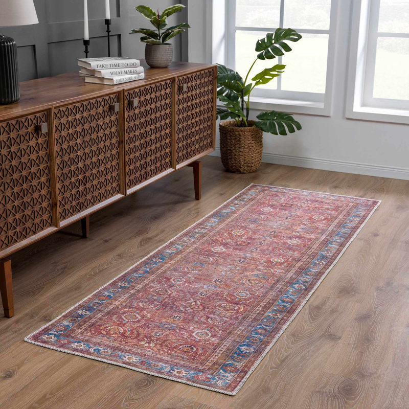 Oriental Indoor Rug, Runner 2'7" x 10'