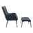 Velvet Armchair with Ottoman-382774843