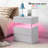 Modern LED Nightstand With 3 Drawers - Bedside Table With Soft Glow Lighting-1284056844