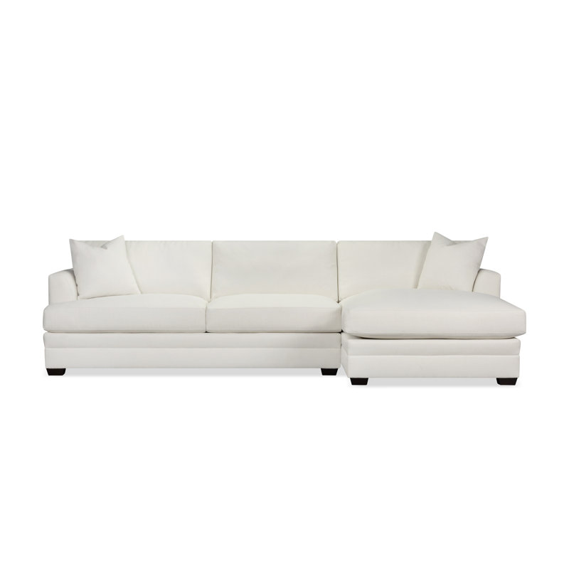 Canapé modulaire à méridienne 2 pièces Edan, Beige Macarena, Orienté à droite