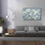  «Spring Blossoms 2 Slate Blue» par Danhui Nai, art mural sur toile, 60 po x 40 po