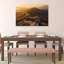 «Golden Great Wall Sunset Serene Abstract Contemporary Landscape Landscape», reproduction d'art mural-973130526