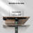 48'' W Adjustable Standing Desk With Keyboard Tray For Home Office-917880803