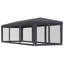 Andry Party Tent with 8 Mesh Sidewalls 3x9 m HDPE-755348216-755348217