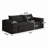 Boneless 78.8" 3 Setaser Sofa,Corduroy Fabric,Deep Seat Couches,Comfy Loveseat Sofa,No Assembly,1Pcs For Living Room, Bedroom,Conference Room ,Apartment-1585741797